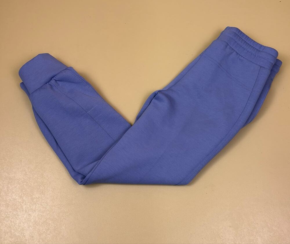 Girls Abercrombie Kids YPB Jogger Pants Size 7/8 Colony Blue Stretch NWT